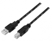 A101-0008 – Cable USB 2.0 Impresora, Tipo A Macho a Tipo B Macho, 4.5 Metros