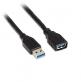 Cable Alargador USB 3.0 Aisens A105-0042/ USB Macho - USB Hembra/ 2m/ Negro