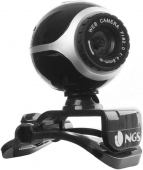 NGS XPRESSCAM300 - Webcam con Micr�fono para PC, Resoluci�n VGA, Conexi�n USB 2.0 y Plug&Play