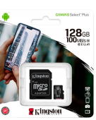 Tarjeta de memoria 128 GB MicroSDXC y adaptador Canvas Select Plus