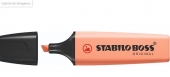 Stabilo Boss 70 Pastel Rotulador Marcador Fluorescente - Trazo entre 2 y 5mm - Recargable - Tinta con Base de Agua - Color Melocoton Sedoso