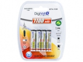 Pack de 4 Pilas Recargables AAA/HR03 1100mAh Digivolt BT2 1100