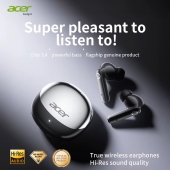 Auriculares Bluetooth Acer Ohr546 2025 Nuevos auriculares inal�mbricos Dise�o intrauditivo C�modo de usar para llamadas deportivas Reducci�n de ruido Compatible con tel�fonos m�viles Tabletas port�tiles