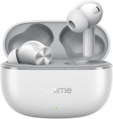 realme Buds T200 Lite - Auriculares Bluetooth | Reproducci�n de 48 horas, AI ENC, carga r�pida, modo de juego, Google Fast Pair, IPX4, con micr�fono (gris tormenta)