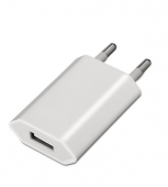 A110-0063 ? Mini Cargador USB, 5V/1A, Blanco