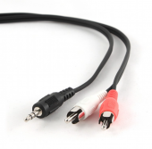 Cable Audio 3.5mm macho a RCA macho est�reo, 5m