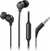 Motorola Lifestyle Sound Earbuds 3-S, Auriculares in-Ear con micr�fono, Cable antienredos, Graves Profundos y dise�o ergon�mico con Ajuste c�modo, 3,5 mm, Negro