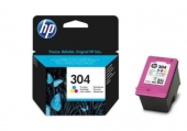 HP 304 TRICOLOR CARTUCHO DE TINTA ORIGINAL N9K05AE