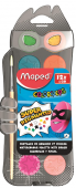 Maped - Set de Manualidades para Ni�os - Estuche Acuarelas en Pastillas - Paleta de 12 Acuarelas