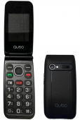 Telfono Mvil Qubo NEONW-SOS para Personas Mayores/ Negro