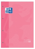 Oxford Recambio Oxford A4, 80 Hojas, Cuadr�cula 5x5, Color Rosa Chicle
