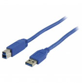 CABLE USB 3.0 (A MACHO / B MACHO) DE 0.50M