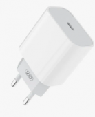 XO Cargador para Smartphone - Carga Rapida - 20W - Tipo C - Proteccion Sobretensiones - Color Blanco XO-L77