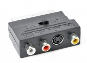 Adaptador SCART a RCA/S-video bi-direccional