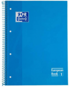 Bloc espiral Oxford Din A-4 extradura microperforado Azul 80 hojas