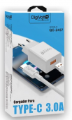 Digivolt QC-2457 Cargador Tipo C 3.0A 12w