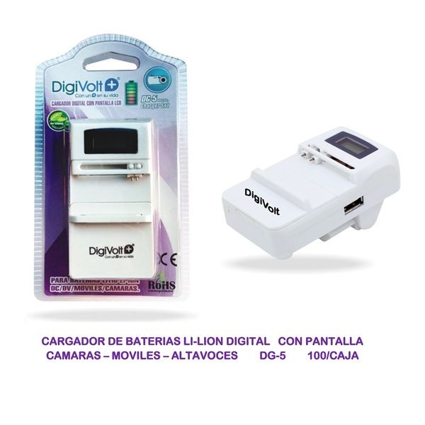 Digivolt Cargador Batería Digital DG-5