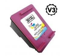 HP 301XL V3 TRICOLOR CARTUCHO DE TINTA REMANUFACTURADO CH564EE (VALIDO NUEVAS IMPRESORAS)