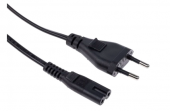 Cable de alimentaci�n RS PRO Negro de 1.8m, con. A IEC C7, hembra, con. B Conector macho europeo CEE 7/16, macho, 250 V