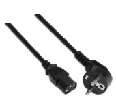 A132-0167 – Cable Alimentaci�n CPU, CEE7/M-C13/H, Negro, 1.5 Metros.