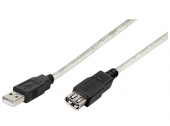 Vivanco USB 2.0 Cable, 0.75m - Cable USB (0.75m, USB A, USB A, 0,75m) Negro