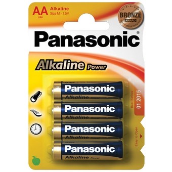 panasonic blister 4 pilas alcalinas lr2 (aa)