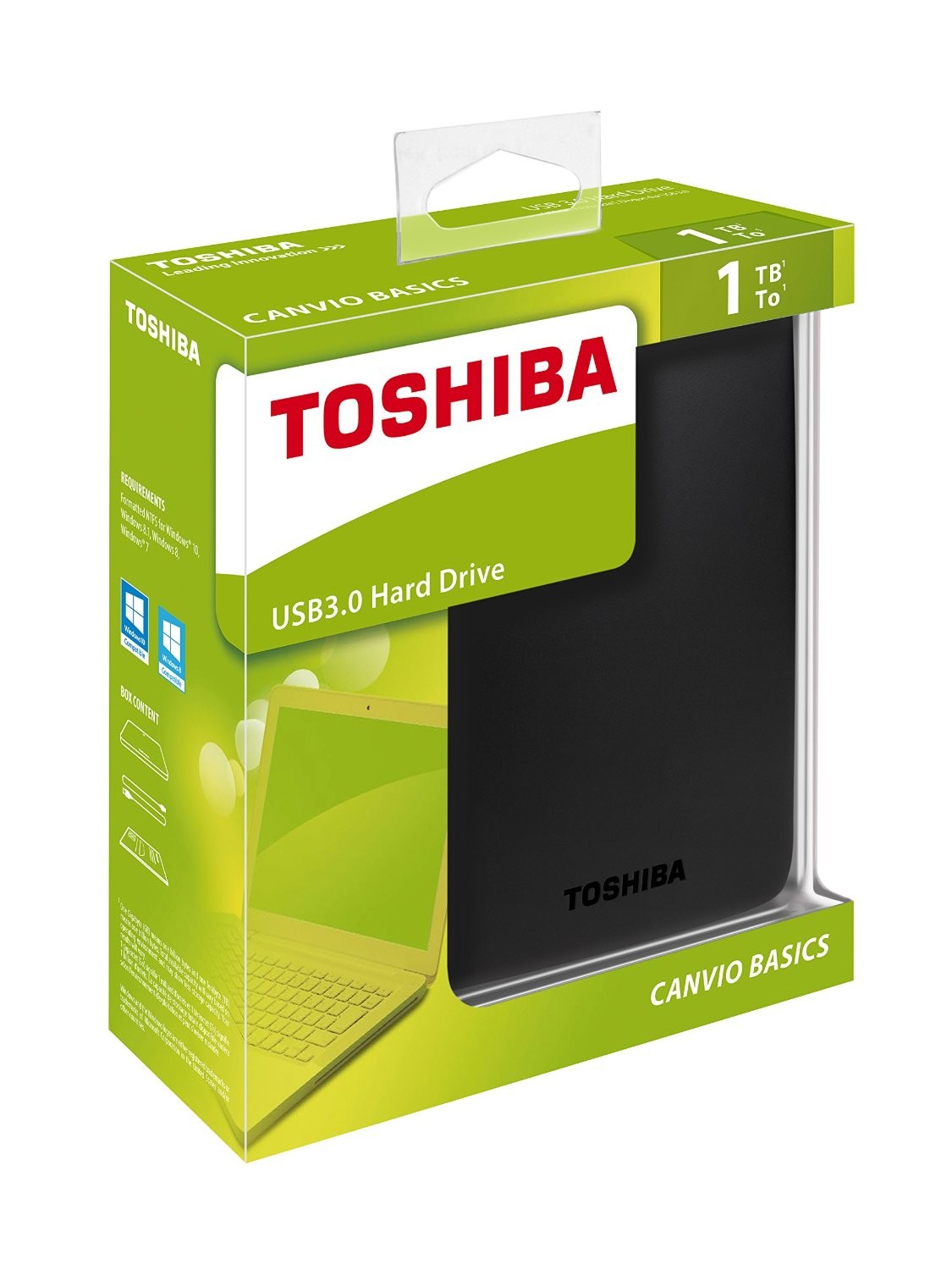 Toshiba HD Externo 2.5 2TB USB 3.0 Canvio Basics