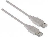 AISENS A101-0021 - Cable USB 2.0 DE 1 m para Carcasa Externa, Color Beige