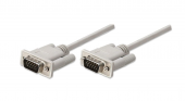 Manhattan Cable VGA para monitor - Cable VGA - HD-15 (M) - HD-15 (M) - 5.9 ft - moldeado - gris
