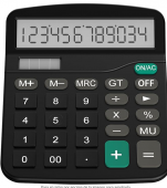 Calculadora Bsica,Helect H1001- Negro