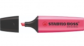 Stabilo Boss 70 Rotulador Marcador Fluorescente - Trazo entre 2 y 5mm - Recargable - Tinta con Base de Agua - Color Rosa Fluorescente