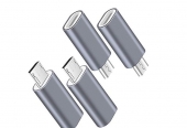 Nano cable USB C to Micro USB Adaptador Gris