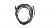 MINIJACK 3.5MM M/F 3 PIN CABLE 5M BLACK LANBERG