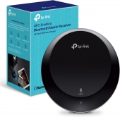 TP-Link Bluetooth Stereo Audio Music Receiver Adapter with NFC Technology for TV, iPhones, iPads, Smartphones, Tablets, Laptop and any Bluetooth-enabled device, 3.5 mm or RCA Jacks - Black (HA100)