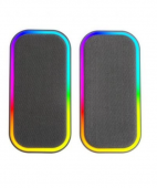 MARS GAMING MS-OM ALTAVOCES GAMING  RGB 20W BLUETOOTH 5.3 CAJA CONTROL VOLUMEN NEGRO