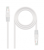 Nanocable - 10.20.0103-W cable de red Blanco 3 m Cat5e U/UTP (UTP)