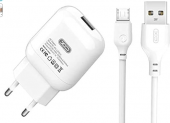 Pack Cargador Corriente L37 2.1A + Cable Micro USB XO