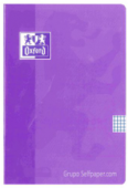 Libreta Oxford grapa Din A4 Cuadricula Lila