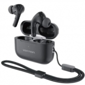 Auriculares Vention Echo Lite E11 Plus inal�mbricos Bluetooth autonom�a 30h negros