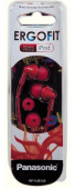 Auriculares Intrauditivos Panasonic RP-HJE125/ Jack 3.5/ Rojos