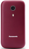 Telfono Mvil Panasonic KX-TU400EXR para Personas Mayores/ Rojo Granate