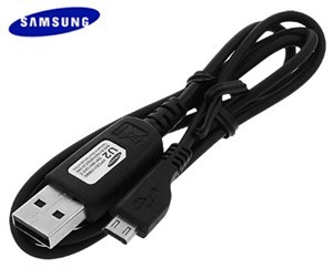 Cable Datos Cargador Micro USB Original Samsung ECB-DU5ABE NEGRO