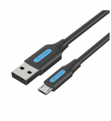 Vention COLBH Cable USB 2.0 Macho a MicroUSB Macho 2m Negro