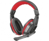 Trust Ziva Auriculares Gaming Negro/Rojo