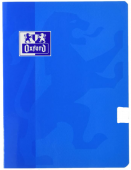 Libreta Oxford grapa Din A4 Cuadricula Azul