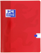 Libreta Oxford grapa Din A4 Pauta Rojo