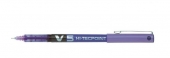 Pilot Boligrafo de tinta liquida V5 HI-Tecpoint Rollerball - Punta fina de aguja 0.5mm - Trazo 0.3mm - Color Violeta