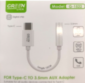 Conexion Tipo C a 3.5mm GREEN LICA G-1522