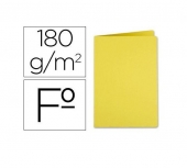 Subcarpeta Liderpapel Folio Amarillo Intenso 185G/M2
