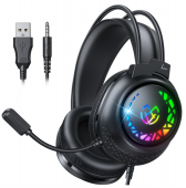 Tatybo Cascos Gaming para Ps4/Ps5/PC/Switch, Auriculares Gaming con Doble Diadema Adaptable